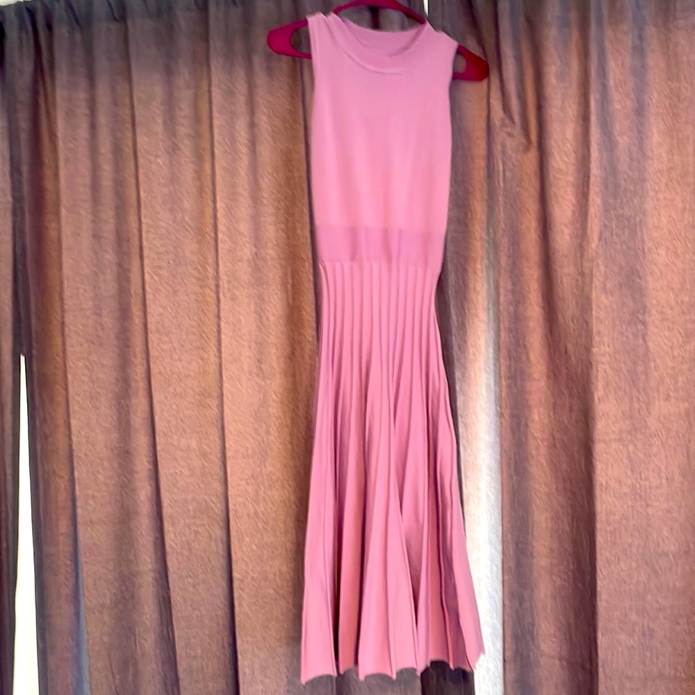 Purple sweat dress sleeveless